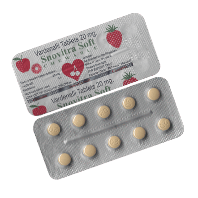 Snovitra Soft Chewable 20mg Tablets