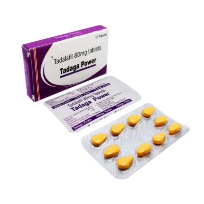 Tadaga Power 80mg Tablets | Tadalafil for Long-Lasting Erection Support